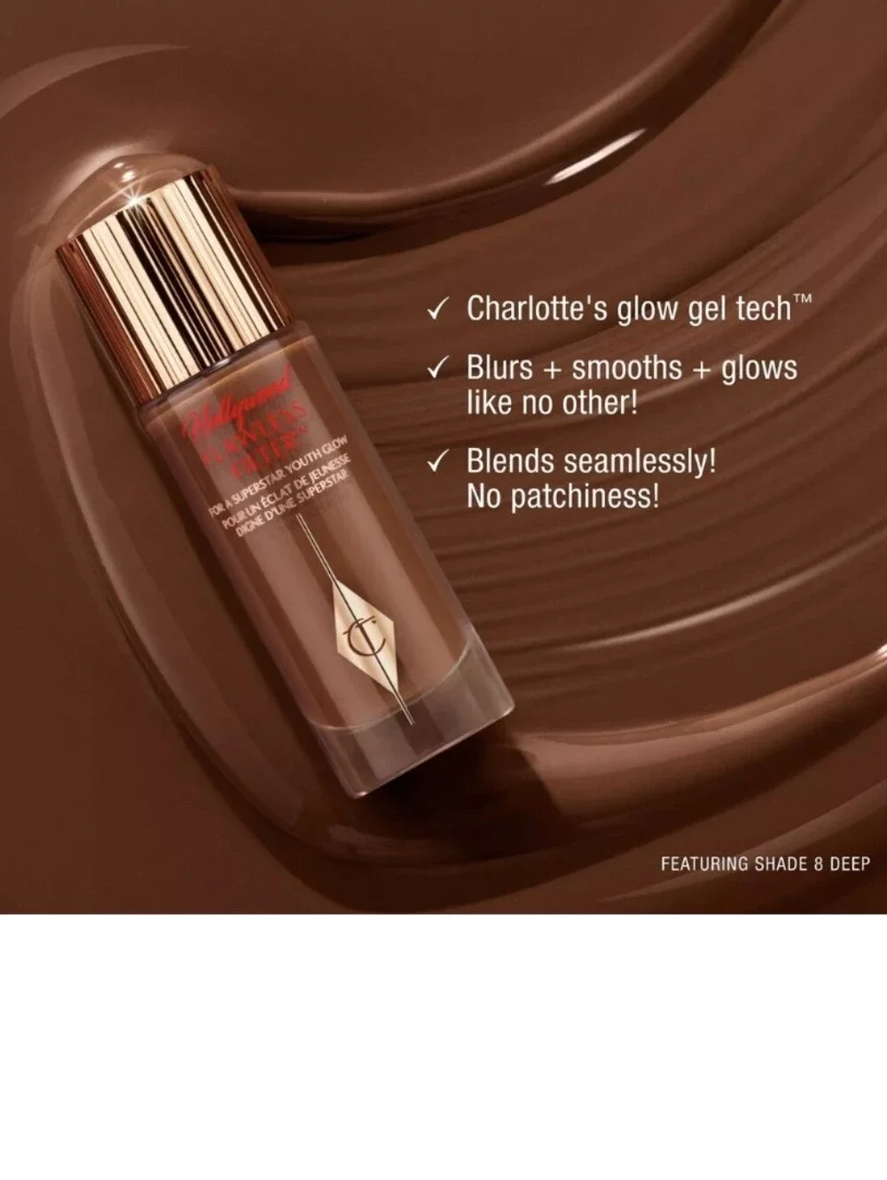 Charlotte Tilbury Hollywood Flawless Filter: 2 Fair, 30ml/1oz (Full Size), NIB